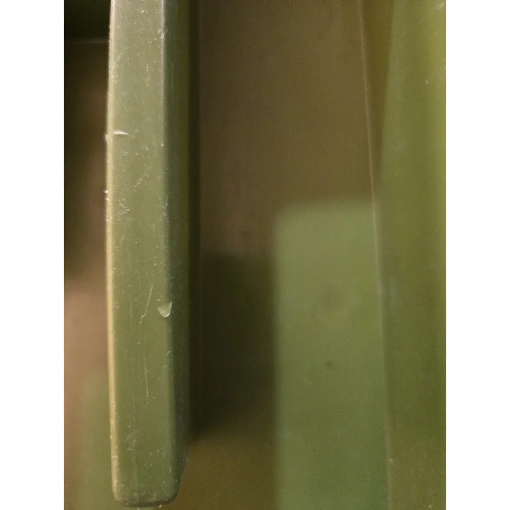 Avocado Green Drawer Utensil Silverware Divider Organizer Tray Vtg Plastic Loma